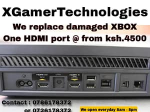 We replace damaged XBOX One HDMI port @ from ksh.4
